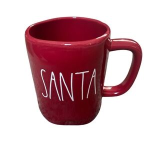 NWOT Rae Dunn by Magenta SANTA Red LL Coffee Mug